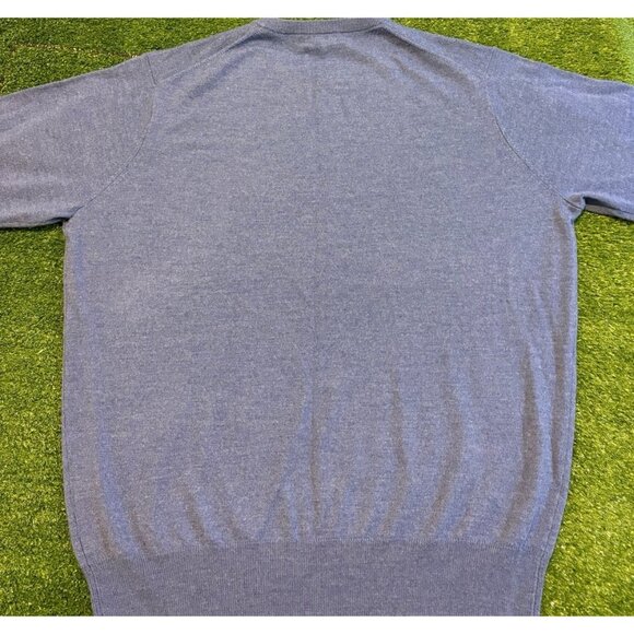 Peter Millar sweater mens extra large blue merino wool breathable lighweight P - Picture 10 of 15